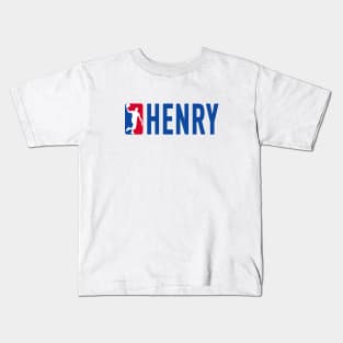 Henry NBA Basketball Custom Player Your Name T-Shirt Kids T-Shirt